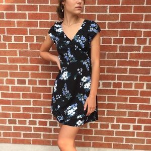Hollister Floral Wrap Dress